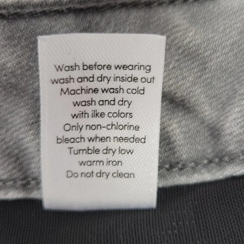 Athleta Sculptek Skinny Ankle Jeans Light Gray Size 0 - Picture 8 of 10